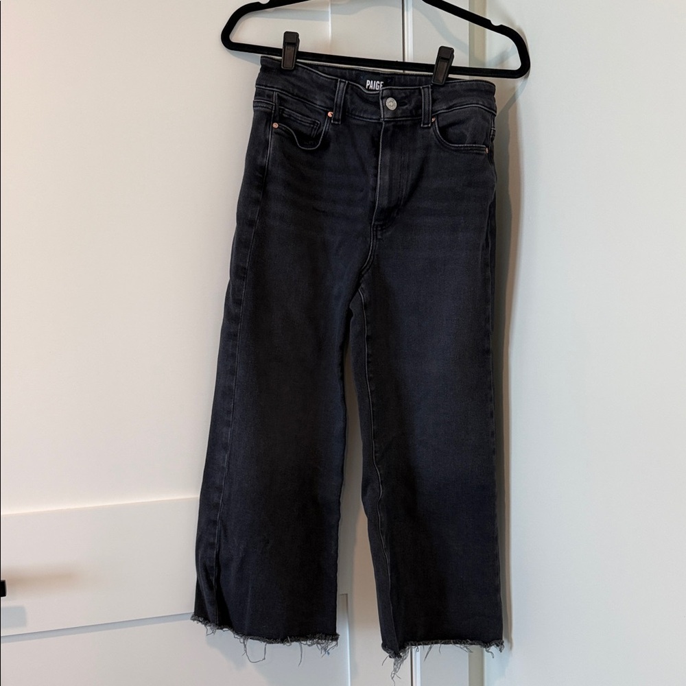 Paige Black Barrel Jeans